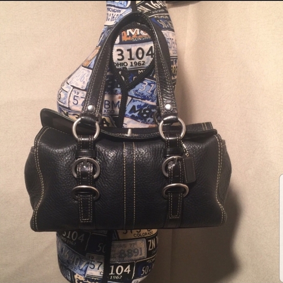 Coach Handbags - COACH PEBBLED LEATHER CHELSEA SATCHEL BAG